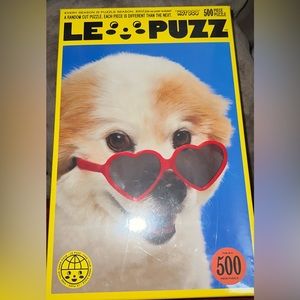 Le Puzz Hot Dog 500 Piece Animal Puzzle New!